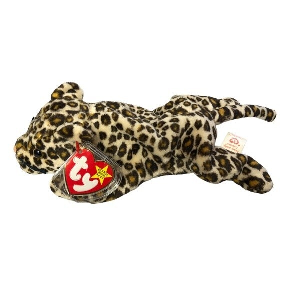 TY Freckles the Leopard Vintage Retired Beanie Baby 1996 - Picture 1 of 7